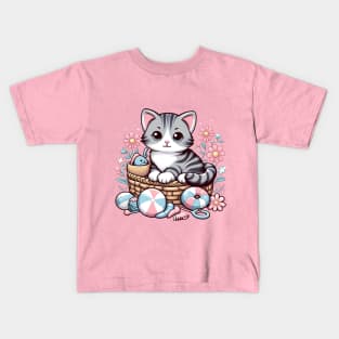 Cat miaw Kids T-Shirt